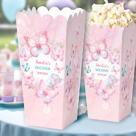 Caja Para Regalos Mariposa rosa Floral Verano Chica Cumpleaños Palom