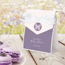 Mariposa rosa morada personalizada