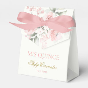 Caja Para Regalos Mariposa rosa Quinceañera