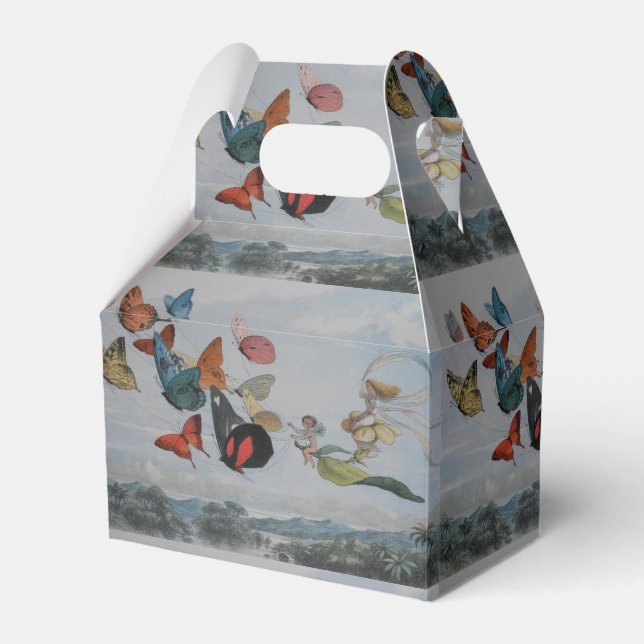 Caja Para Regalos Mariposa y hadas mariposas reina (Front Side)