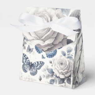 Caja Para Regalos Mariposa y rosas