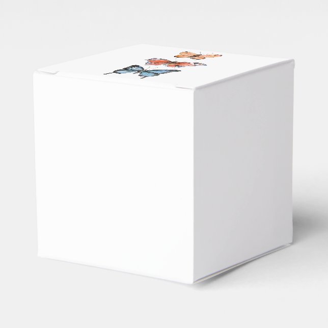 Caja Para Regalos Mariposas (Costado Anverso)