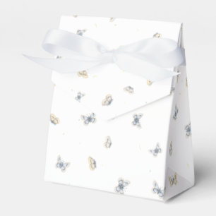 Caja Para Regalos Mariposas azules y cremas encantadoras Fauna F