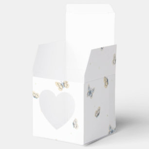 Caja Para Regalos Mariposas azules y cremas encantadoras Fauna F