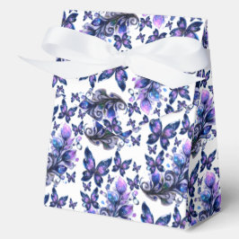 Caja Para Regalos Mariposas de Brillo Cósmico Patrón de Carpa