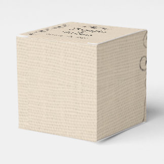 Caja Para Regalos Mariposas de chocolate en Boda de línea de crudo