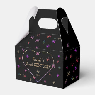 Caja Para Regalos mariposas dulces de corazón rosado dulce dulce 16 