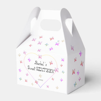 Caja Para Regalos mariposas dulces de corazón rosado dulce dulce 16 