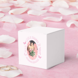 Caja Para Regalos Mariposas rosadas Quinceanera