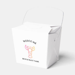 Caja Para Regalos Mariscos modernos bienvenidos cangrejo de río Lang