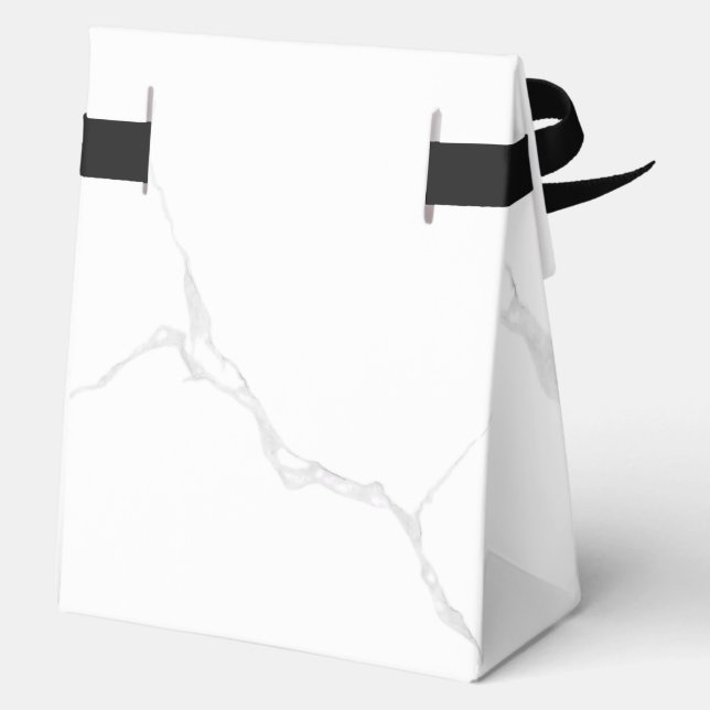 Caja Para Regalos Mármol Blanco  (Reverso )