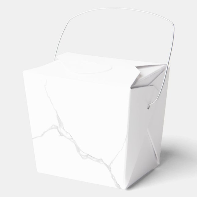 Caja Para Regalos Mármol Blanco  (Anverso)