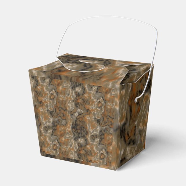 Caja Para Regalos Mármol de Oliva Dorada (Front Side)