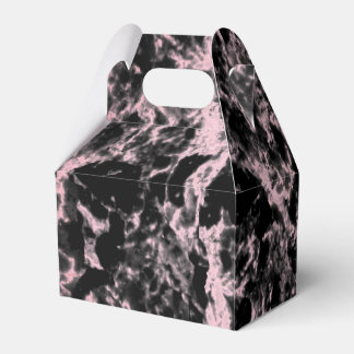 Caja Para Regalos Mármol rosa y negro