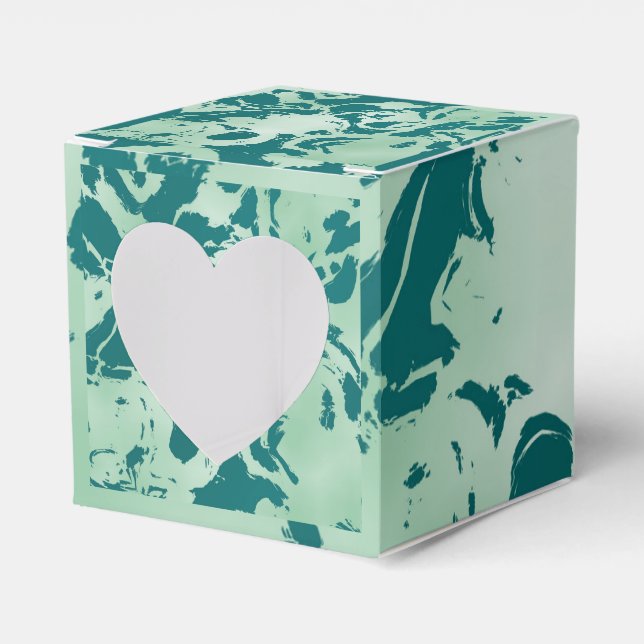 Caja Para Regalos Mármol verde (Anverso)
