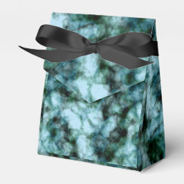 Caja Para Regalos Mármol verde azul