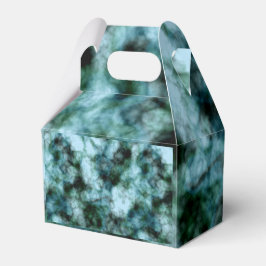 Caja Para Regalos Mármol verde azul