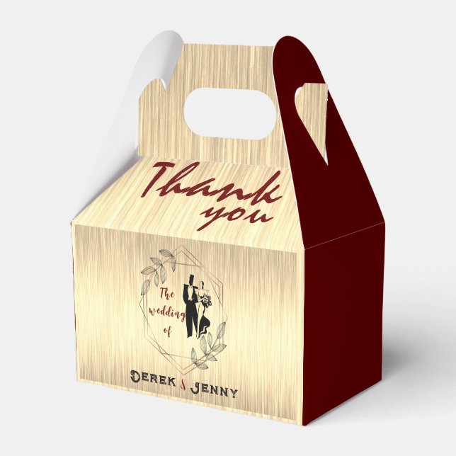 Caja Para Regalos Marrón (Front Side)