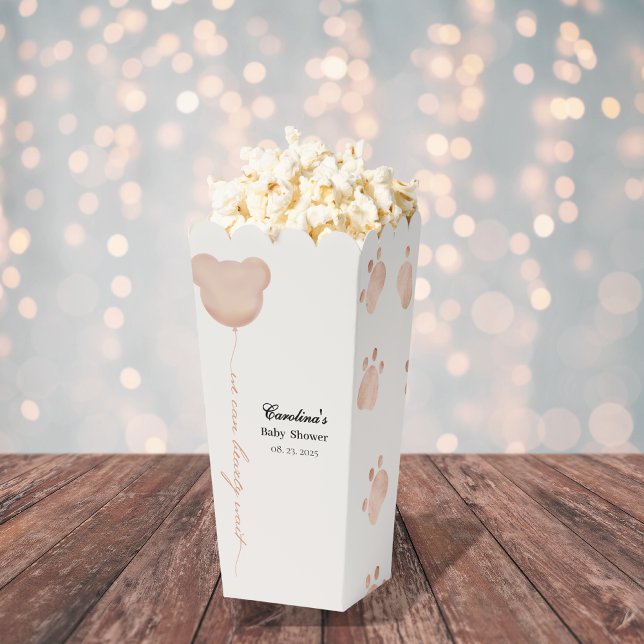 Caja Para Regalos Marrón lindo que podemos esperar bebe ducha bebé (Subido por el creador)