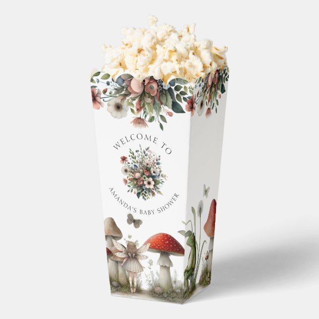 Caja Para Regalos Masaje de algodón de hadas Flor Bebé Chica Ducha (apareció)