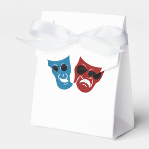 Caja Para Regalos Máscaras del drama con las gafas de sol