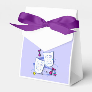 Caja Para Regalos Máscaras del drama de la tragedia y de la comedia