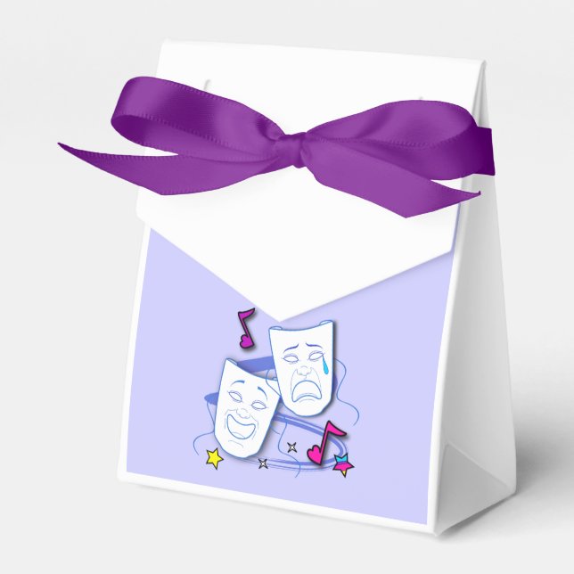 Caja Para Regalos Máscaras dramáticas de tragedia y comedia (Front Side)