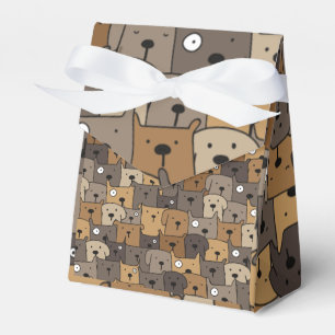 Caja Para Regalos Mascotas de patrón adoran a perros
