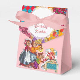 Caja Para Regalos Masha y 3 osos