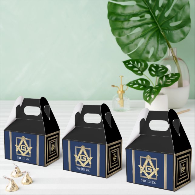 Caja Para Regalos Masonic Golden Rush (Múltiple)