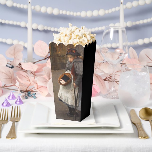 Caja Para Regalos Matchstick Chica Pobre Calle Urchin Pobreza Urbana (Boda)