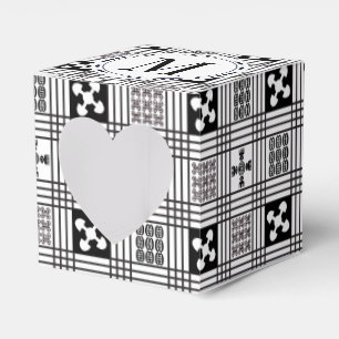 Caja Para Regalos Materia textil de Africa Occidental de Adinkra
