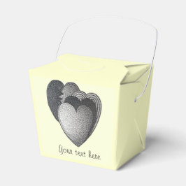 Caja Para Regalos material cromado para el cumpleaños romántico