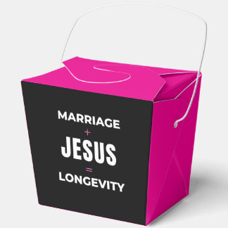Caja Para Regalos Matrimonio + Jesús = Longevidad