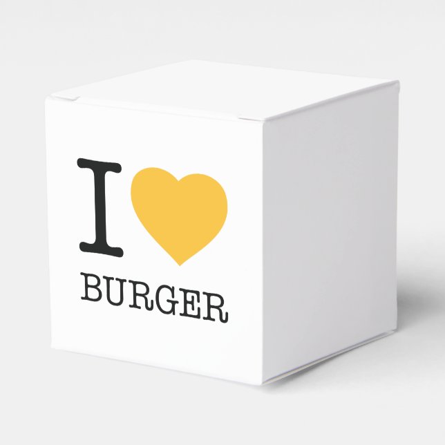 CAJA PARA REGALOS ME ENCANTA BURGER (Costado Anverso)