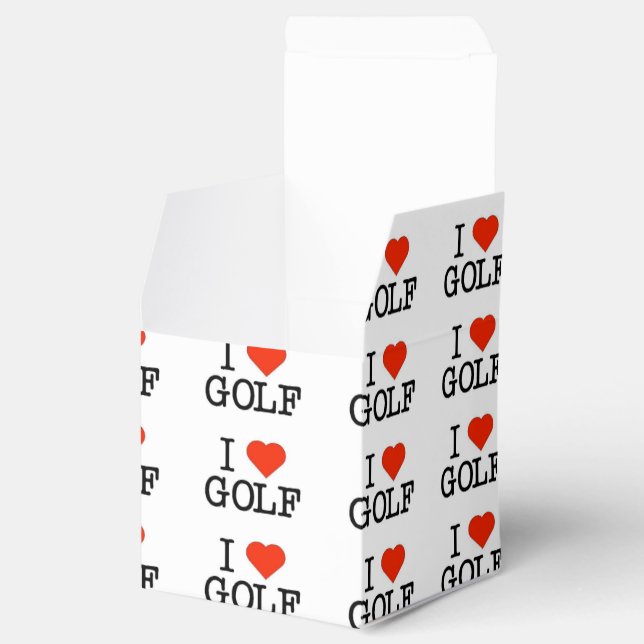 Caja Para Regalos Me encanta el golf (Abierto)