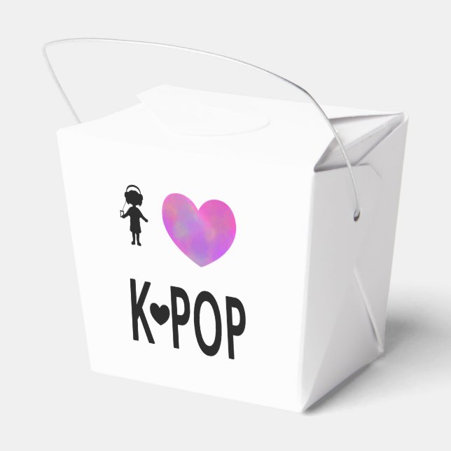 Caja Para Regalos Me encanta el K-pop (Reverso)