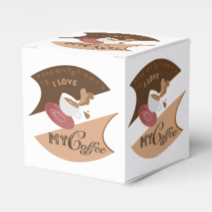 Caja Para Regalos Me encanta mi café retro Java