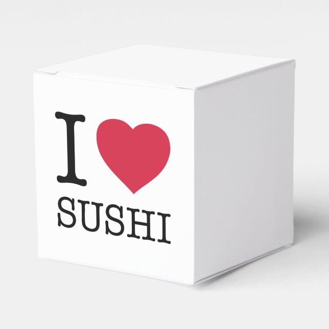 CAJA PARA REGALOS ME ENCANTA SUSHI (Costado Anverso)