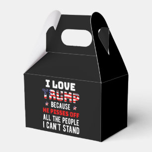 Caja Para Regalos Me Encanta Trump Porque Se Quita De La Gente Que P