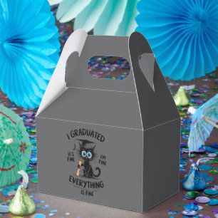 Caja Para Regalos Me Gradué Está Bien Estoy Bien Todo Está Bien 