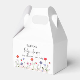Caja Para Regalos Meadow Summer Wildflower Baby Shower