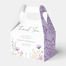 Caja Para Regalos Meadow Wildflower Field Baby Shower Woodland