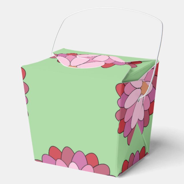 Caja Para Regalos Medallero asiático pastel rosado (Anverso)