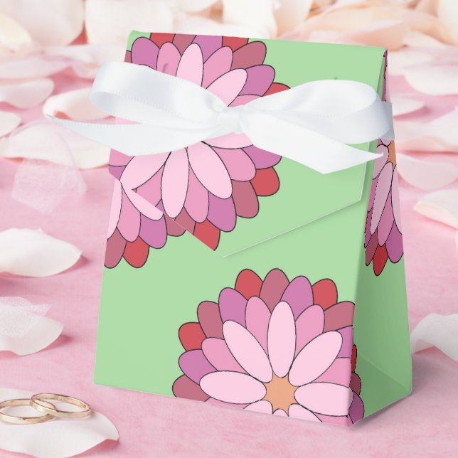 Caja Para Regalos Medallero asiático pastel rosado (Boda)