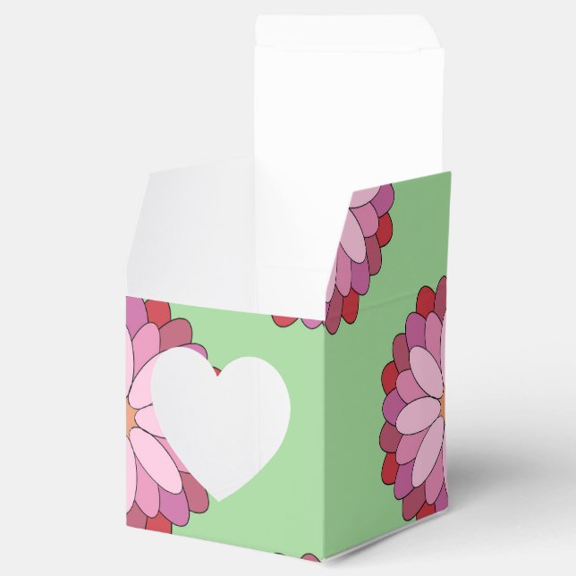 Caja Para Regalos Medallero asiático pastel rosado (Abierto)