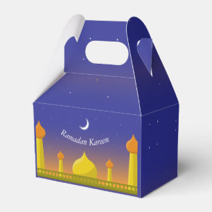 Caja Para Regalos Media Luna Islámica Ramadán Kareem Arte tipográfic