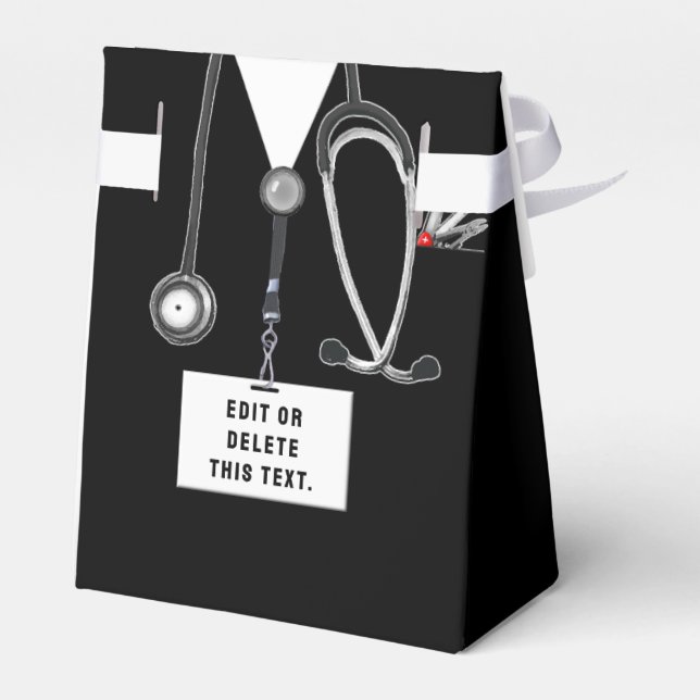 Caja Para Regalos Medical School Graduation Favor Box (Reverso)