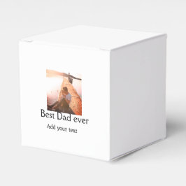 Caja Para Regalos Mejor papá jamás agregar nombre imagen padres día 