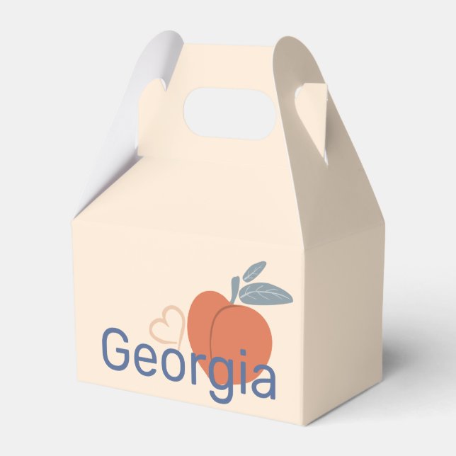 Caja Para Regalos Melocotón de Georgia (Front Side)